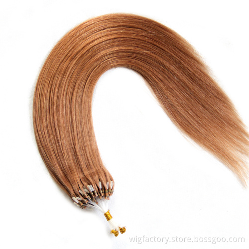 Wholesale price microlink hair extensions,virgin human extensions hair,micro links hair extensions 100% human hair
